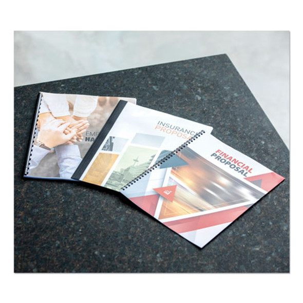 Wire Bindings, 1/2" Diameter, 100 Sheet Capacity, Black, 25/Pack