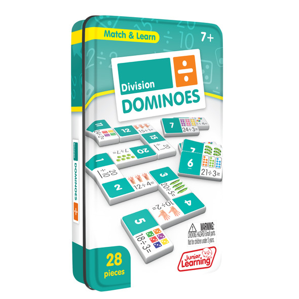 Division Match & Learn Dominoes, Pack of 2 Division Match & Learn Dominoes, Pack of 2