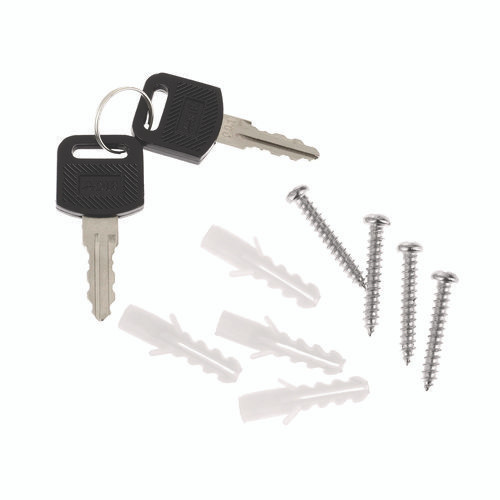 Medium Size Steel Multi-Purpose Secure Drop Box, 9.8 x 3.4 x 7.5, White