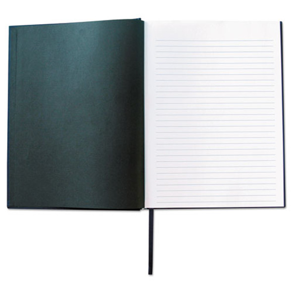 Casebound Hardcover Notebook, 1-Subject, Wide/Legal Rule, Dark Blue Cover, (150) 10.25 x 7.63 Sheets