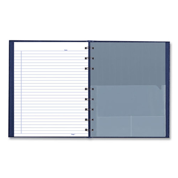 NotePro Notebook, 1-Subject, Medium/College Rule, Indigo Blue Cover, (75) 9.25 x 7.25 Sheets