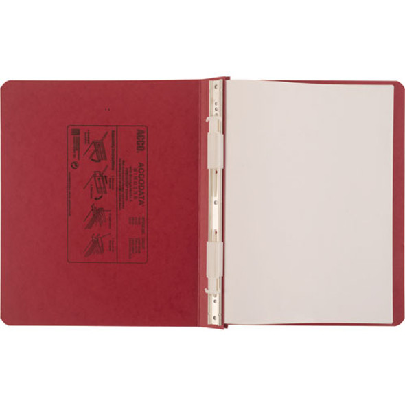 PRESSTEX Covers with Storage Hooks, 2 Posts, 6" Capacity, 11 x 8.5, Executive Red