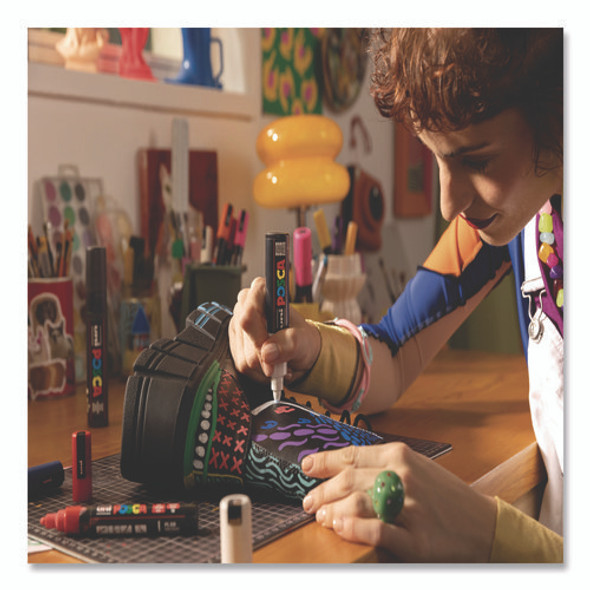 Water-Based Paint Markers, Broad Chisel Tip, White