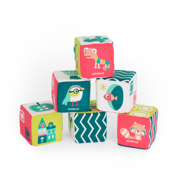 Feel to Learn: Soft Rattle Cubes Set Feel to Learn: Soft Rattle Cubes Set