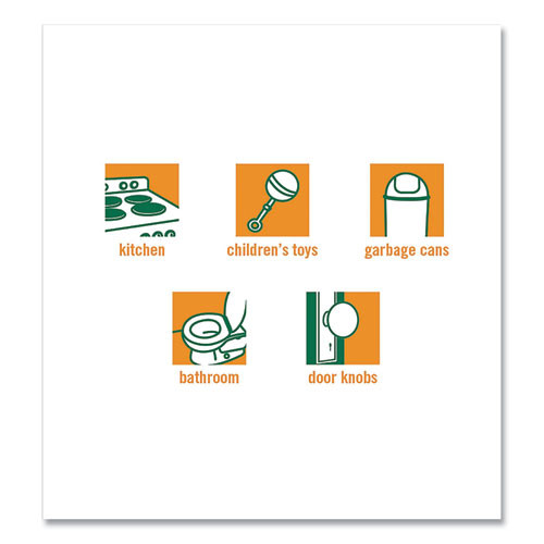 Botanical Disinfecting Wipes, 7 x 8, Lemongrass Citrus, White, 35 Wipes