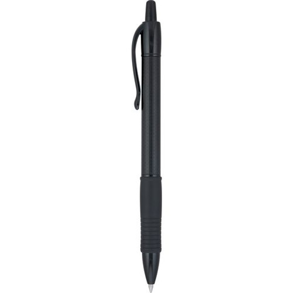 G2 Edge Premium Gel Pen, Retractable, Fine 0.7 mm, Black Ink, Black Barrel, Dozen