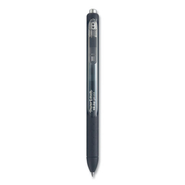 InkJoy Gel Pen, Retractable, Fine 0.5 mm, Black Ink, Black/Smoke Barrel, 8/Pack InkJoy Gel Pen, Retractable, Fine 0.5 mm, Black Ink, Black/Smoke Barrel, 8/Pack