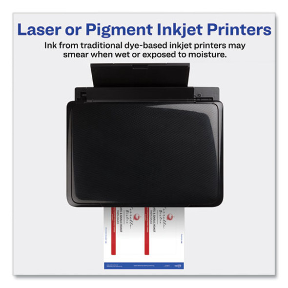 Durable Water-Resistant Wraparound Labels w/ Sure Feed, 3.25 x 7.75, 16/PK