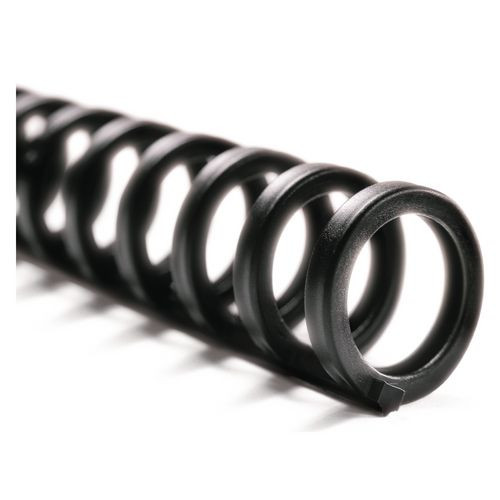 ProClick Easy Edit Spines, 1/2" Diameter, 85 Sheet Capacity, Black, 25/Pack