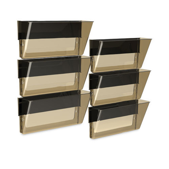 Unbreakable Magnetic Wall File, Legal/Letter Size, 16" x 4" x 7", Clear