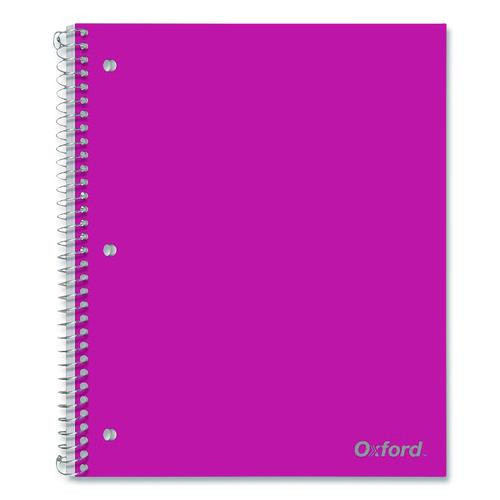Poly One-Subject Notebook, Medium/College Rule, Randomly Assorted Cover Color, (100) 11 x 9 Sheets