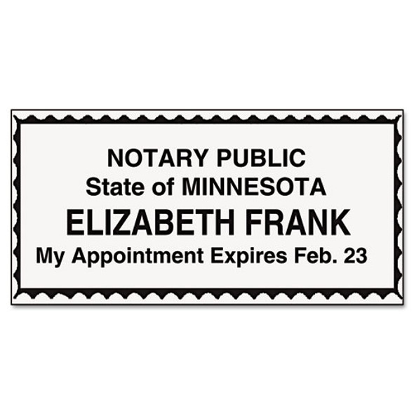 Handheld Custom Embosser, Rectangular, 2" x 1" Impression