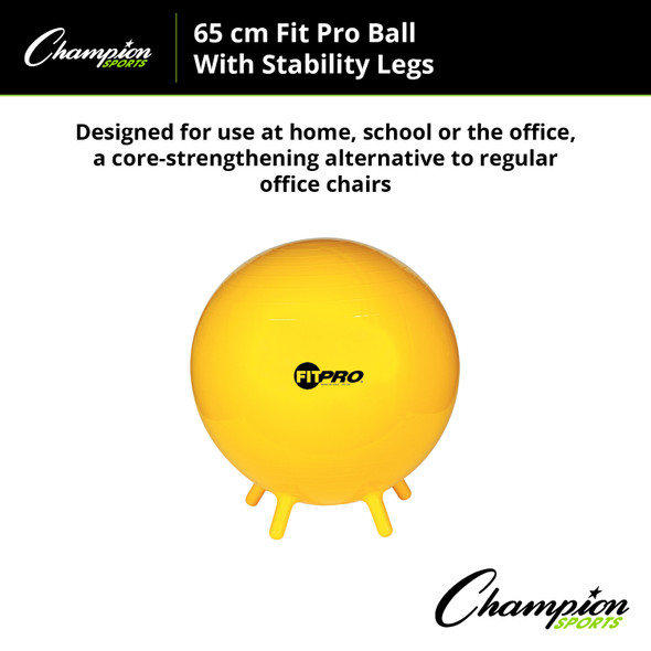 FitPro Ball with Stability Legs, 65cm FitPro Ball with Stability Legs, 65cm