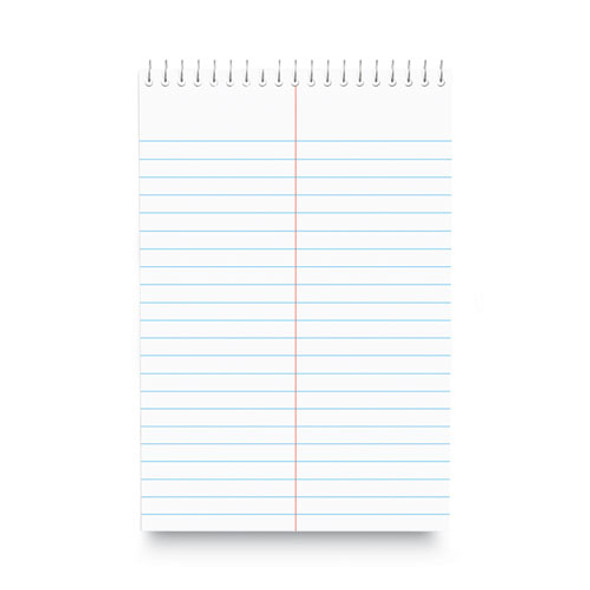 Steno Pads, Gregg Rule, Red Cover, 80 White 6 x 9 Sheets