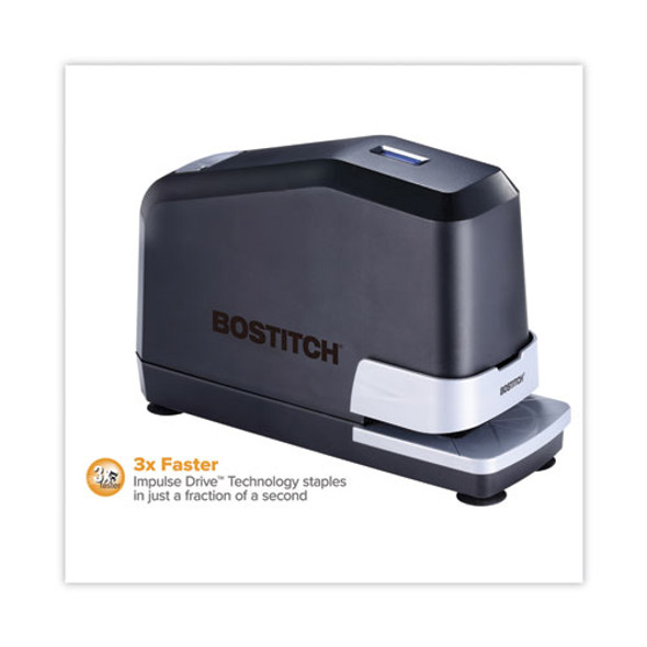 B8 Impulse 45 Electric Stapler, 45-Sheet Capacity, Black B8 Impulse 45 Electric Stapler, 45-Sheet Capacity, Black
