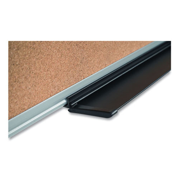 3-in-1 Planner Board, Monthly Planning/Scheduling Calendar, 24" x 18", Tan/White/Blue Surface, Satin Aluminum Frame