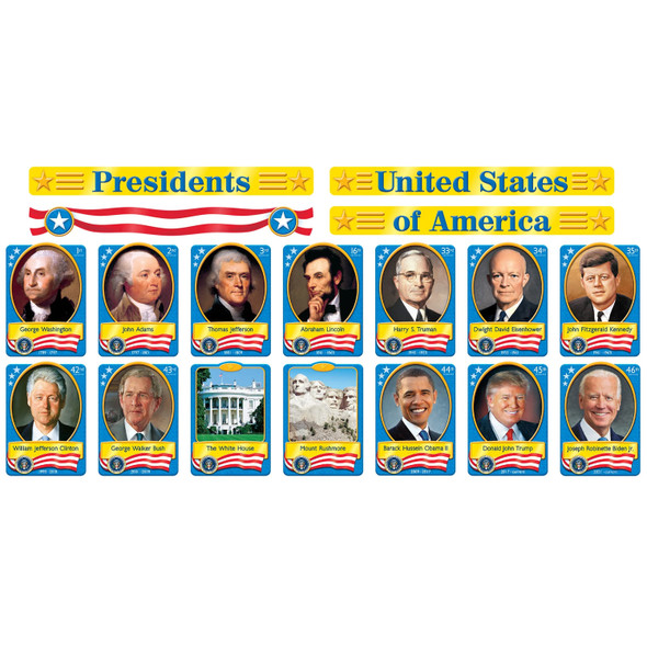 U.S. Presidents Bulletin Board Set