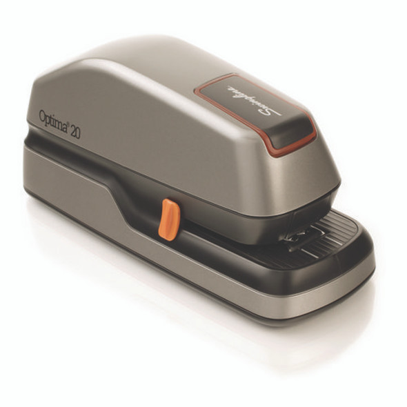 Optima 20 Electric Stapler, 20-Sheet Capacity, Silver Optima 20 Electric Stapler, 20-Sheet Capacity, Silver