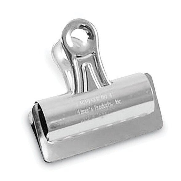Bulldog Clips, Jumbo, Nickel, 12/Box