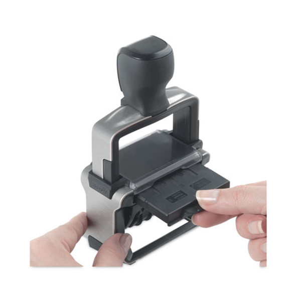 Professional Self-Inking Numberer, Six Bands/Digits, Type Size: 1 1/2, Black