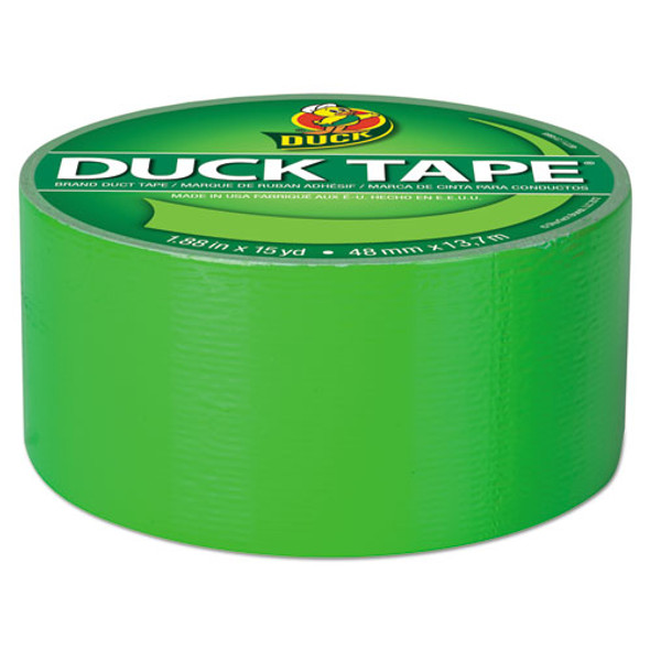 Colored Duct Tape, 3" Core, 1.88" x 15 yds, Neon Green