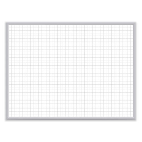 Non-Magnetic Whiteboard with Aluminum Frame, 24" x 17.81", White Surface, Satin Aluminum Frame