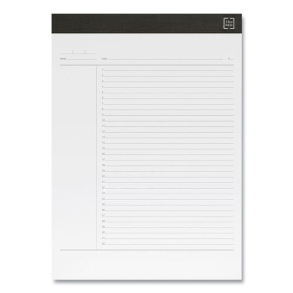 Notepads, Project-Management Format, 50 White 8.5 x 11.75 Sheets, 6/Pack