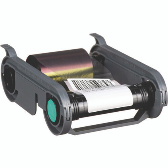 R5F208A100 YMCKO Color Ribbon, Black/Cyan/Magenta/Yellow