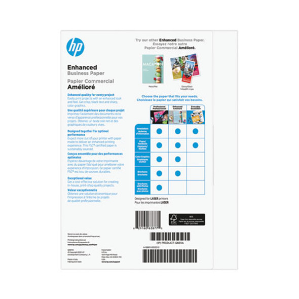 Color Laser Glossy Brochure Paper, 97 Bright, 40 lb Bond Weight, 8.5 x 11, White, 150/Pack
