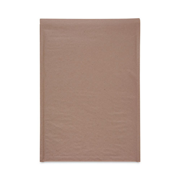 Natural Self-Seal Cushioned Mailer, #5, Barrier Bubble Air Cell Cushion, Self-Adhesive Closure, 10.5 x 16, Kraft, 80/Carton