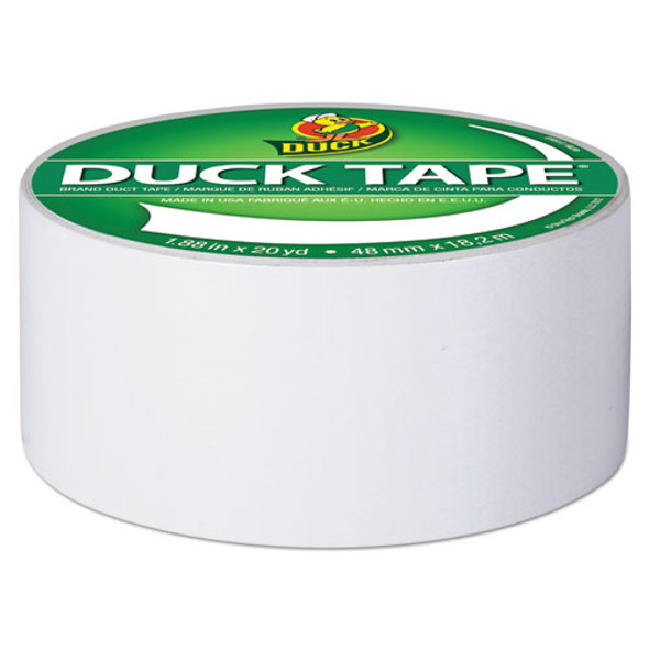 Colored Duct Tape, 3" Core, 1.88" x 20 yds, White