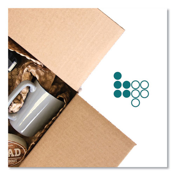 Bubble Paper, 12" x 250 ft, Perforated Every 12", Kraft, 250 Sheets/Carton