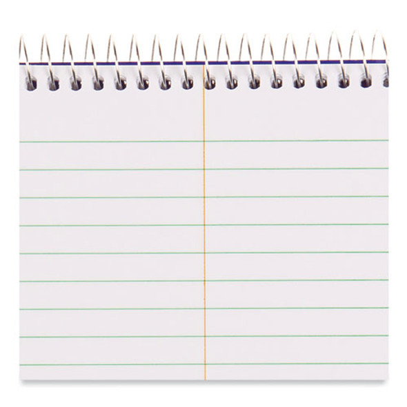 High-Capacity Steno Pad, Medium/College Rule, Blue Cover, 180 White 6 x 9 Sheets