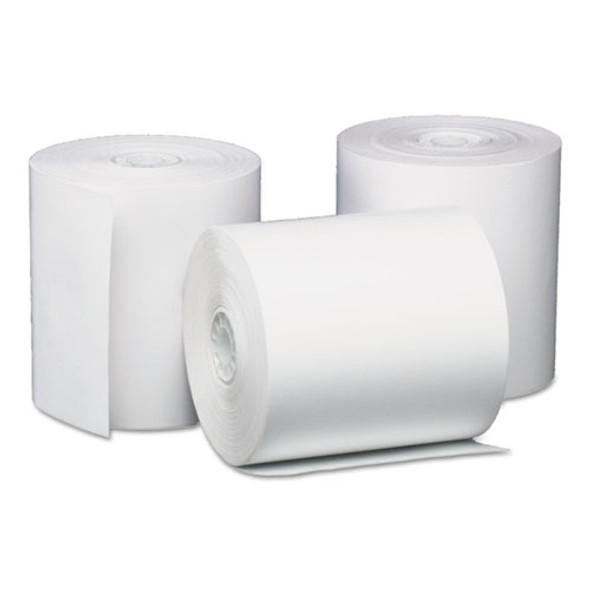Direct Thermal Printing Paper Rolls, 0.45" Core, 3.13" x 200 ft, White, 50/Carton