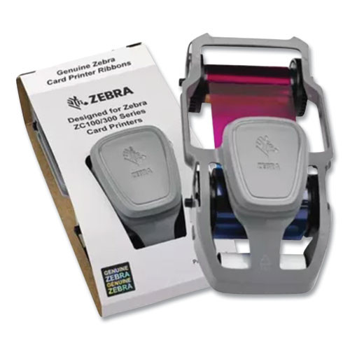 True Colors Wax Ribbon, Black/Cyan/Magenta/Yellow