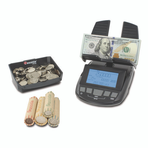 TillTally Money Scale, 1 lb Capacity, 6 x 3 Platform, Black