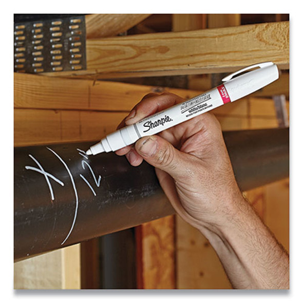 Permanent Paint Marker, Medium Bullet Tip, Assorted Colors, 5/Pack