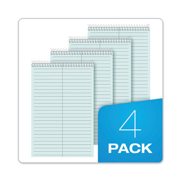 Prism Steno Pads, Gregg Rule, Blue Cover, 80 Blue 6 x 9 Sheets, 4/Pack