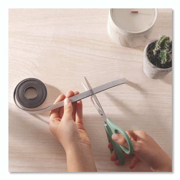 Magnetic Adhesive Tape Roll, 0.5" x 7 ft, Black