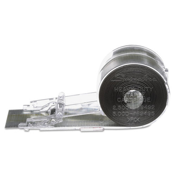 Cartridge Staples, 0.38" Leg, 0.5" Crown, Steel, 5,000/Box