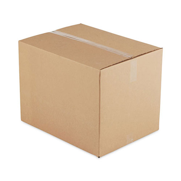 Cubed Fixed-Depth Brown Corrugated Shipping Boxes, Regular Slotted Container, Large, 11" x 15" x 6", Brown Kraft, 25/Bundle