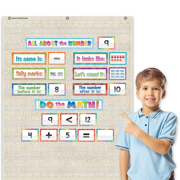 Woven 10 Pocket Chart, 34" x 44" Woven 10 Pocket Chart, 34" x 44"