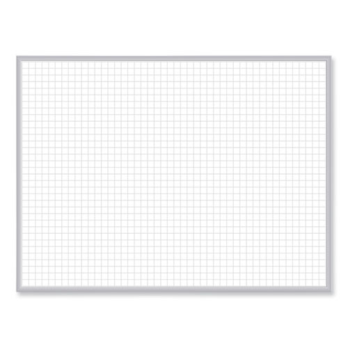 Non-Magnetic Whiteboard with Aluminum Frame, 36" x 23.81", White Surface, Satin Aluminum Frame