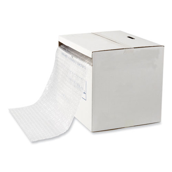 Bubble Packaging, 0.19" Thick, 12" x 200 ft, Perforated Every 12", Clear, 8/Carton