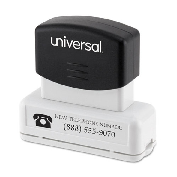 Recycled Custom Micropore Stamp, Preinked, 2.38 x 0.75