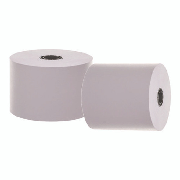 Impact Bond Paper Rolls, 2.25" x 150 ft, White, 12/Pack