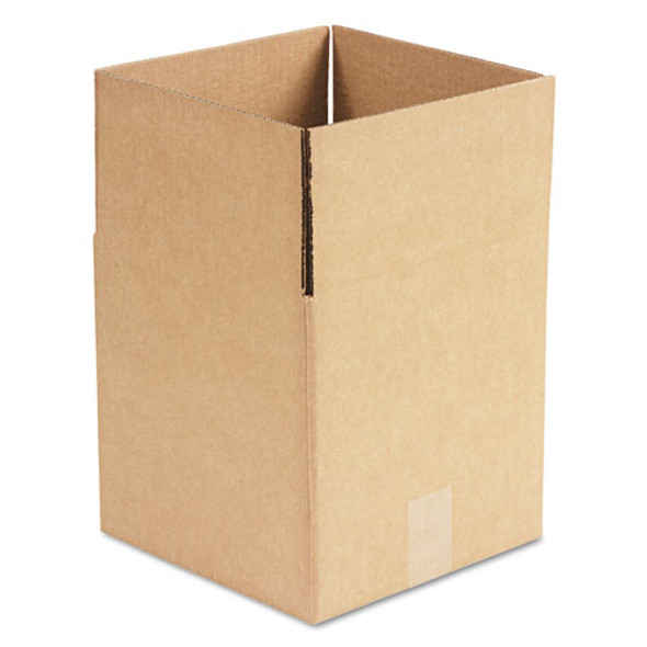 Cubed Fixed-Depth Corrugated Shipping Boxes, Regular Slotted Container (RSC), Large, 10" x 10" x 10", Brown Kraft, 25/Bundle