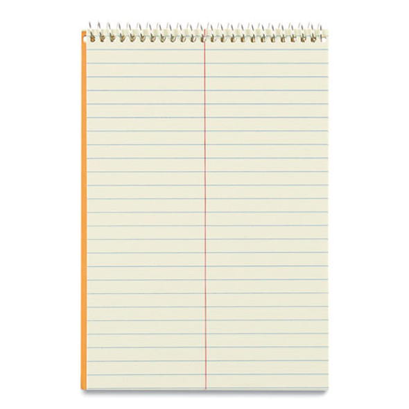 Standard Spiral Steno Pad, Gregg Rule, Brown Cover, 80 Eye-Ease Green 6 x 9 Sheets