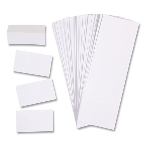 Data Card Replacement, 3 x 1.75, White, 500/Pack