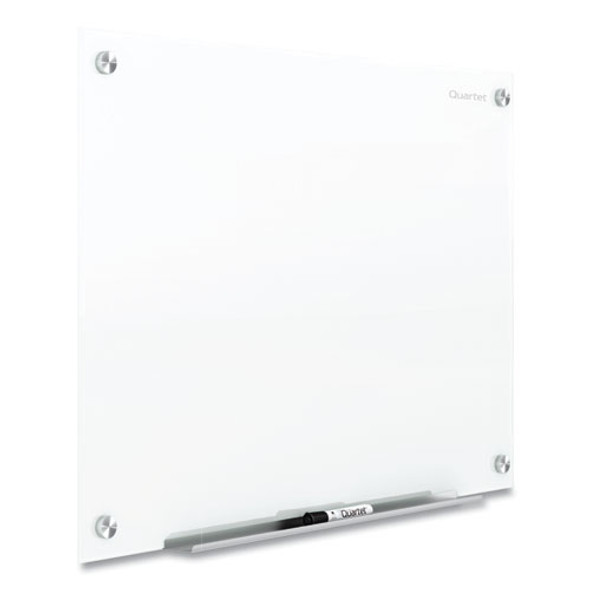 Brilliance Glass Dry-Erase Boards, 24" x 18", White Surface